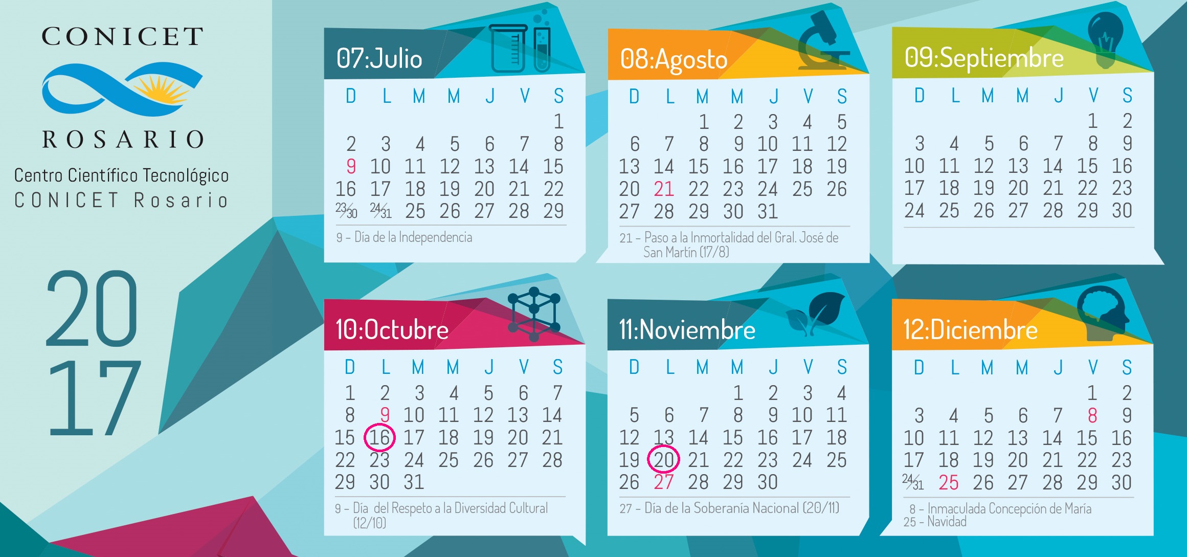 calendario cambios web